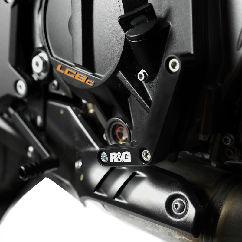 SLIDERY SILNIKA RG RACING KTM 990 DUKE 24-, PRAWA STRONA BLACK