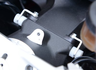 ODBOJNIKI KIEROWNICY RG RACING DUCATI 899/959/1199/1299/V2 PANIGALE/SF V2 22 WHITE