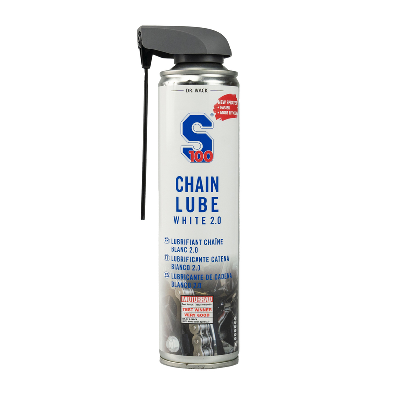 SMAR DO ŁAŃCUCHA W SPRAYU S100 CHAIN LUBE WHITE 400ML