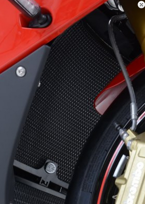OSŁONA CHŁODNICY RG RACING BMW S1000RR 15- 18 TITANIUM