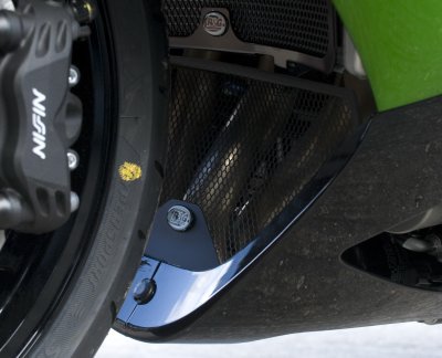 OSŁONA KOLEKTORÓW WYDECHOWYCH RG RACING KAWASAKI ZZR1400 06- 19 BLACK