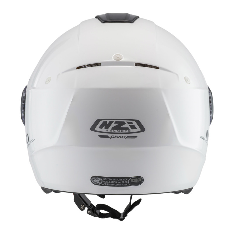 KASK MOTOCYKLOWY NZI CIVIC SOLID NOUVEAU WHITE