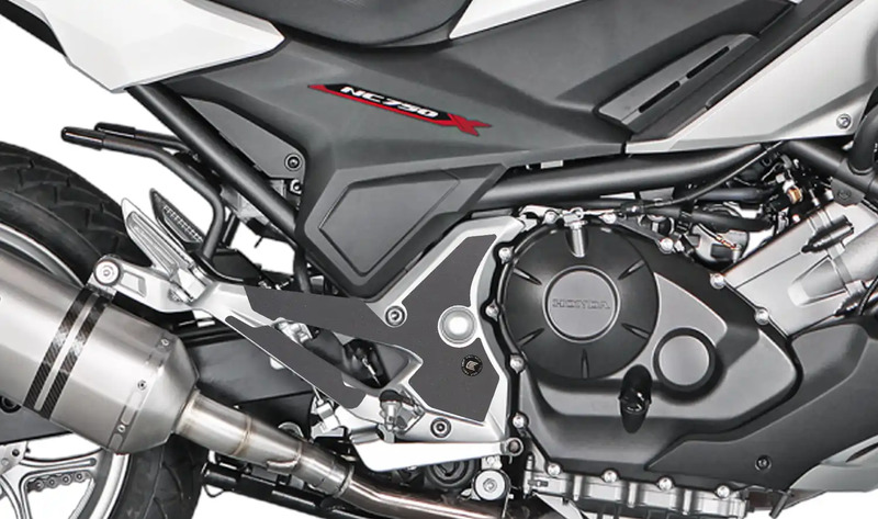ZESTAW OSŁON PRZECIWBŁOTNYCH RG RACING EAZI-GRIP SCUFF GUARD KIT HONDA NC750S NC750X 14- 20.