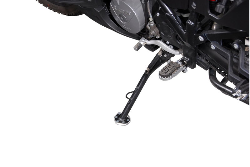 NAKŁADKA NÓŻKI BOCZNEJ SW-MOTECH KTM/ HUSQVARNA MODELS(06-) BLACK SILVER