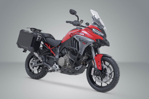 ZESTAW KUFRA CENTRALNEGO TRAX ADV SW-MOTECH 37/37 L. DUCATI MULTISTRADA V4 (20-) BLACK