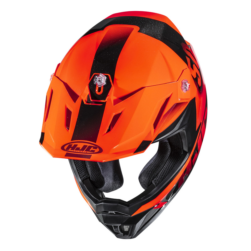 KASK MOTOCYKLOWY JUNIOR HJC Y50 DASH ORANGE BLACK YM