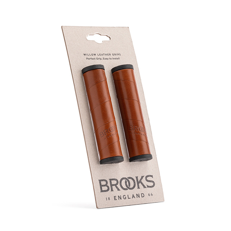 GRIPS BROOKS WILLOW LEATHER GRIP 130/130 HONEY