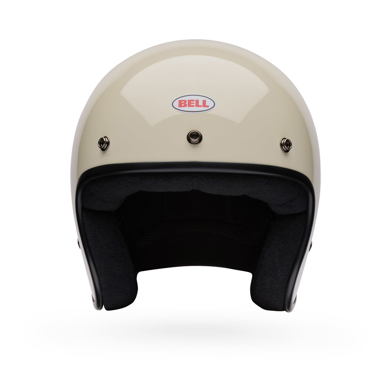 KASK MOTOCYKLOWY BELL MAGNUM SOLID VINTAGE WHITE