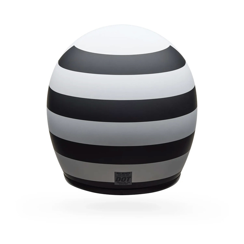 KASK MOTOCYKLOWY BELL CUSTOM 500 PARLOR MATTE BLACK WHITE