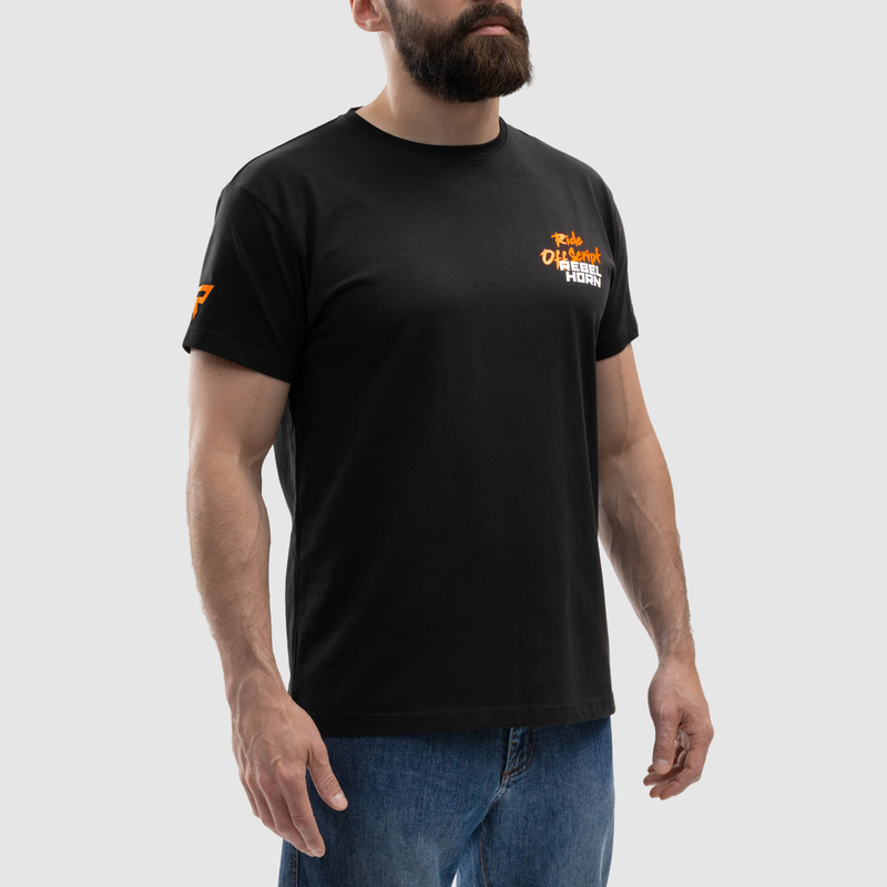 KOSZULKA Z KRÓTKIM RĘKAWEM REBELHORN TECH-R BLACK