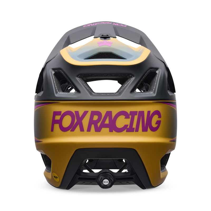 KASK ROWEROWY FOX PROFRAME RS HEATSTACK DARK YELLOW L