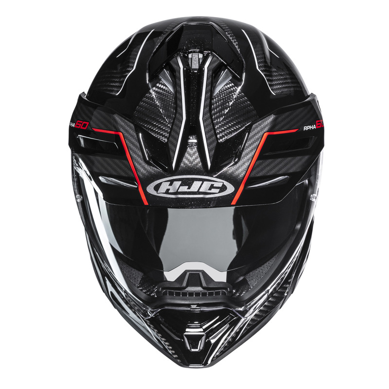 KASK MOTOCYKLOWY HJC RPHA60 CARBON OURE BLACK WHITE XL