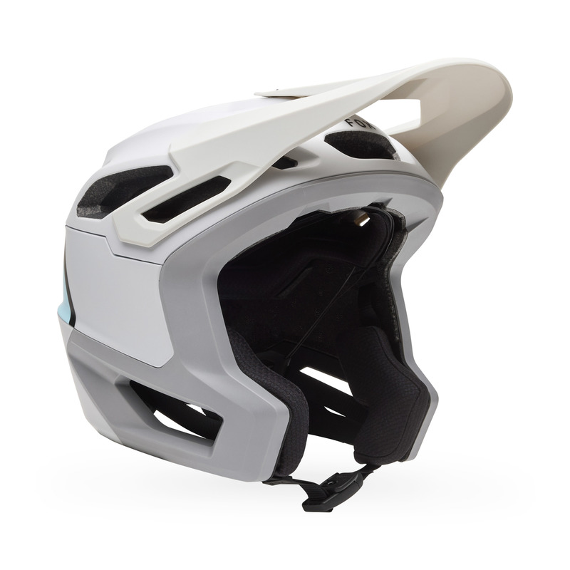 KASK ROWEROWY FOX DROPFRAME PRO GRID LIGHT GREY L