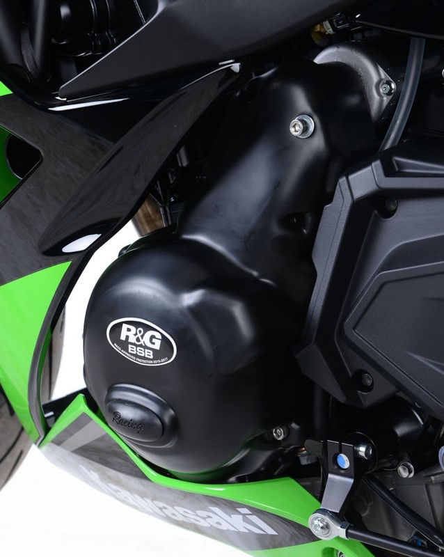ZESTAW OSŁON SILNIKA RG RACING KAWASAKI Z650/NINJA 650 17- (2 CZĘŚCI) BLACK RACE