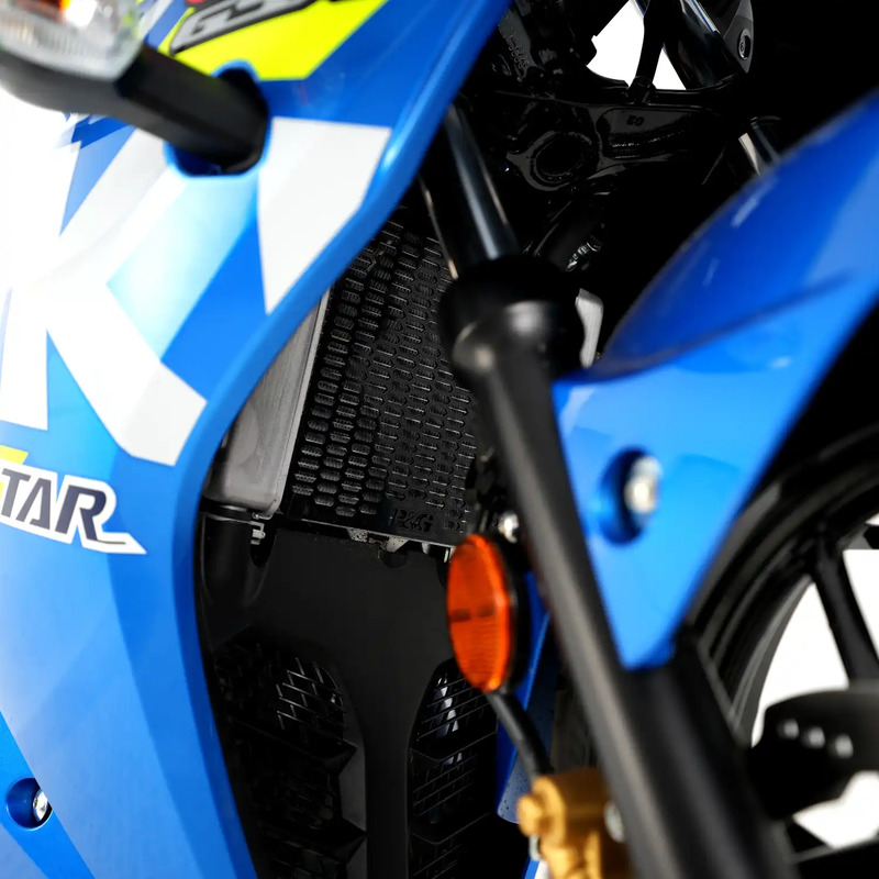 OSŁONA CHŁODNICY RG RACING PRO SUZUKI GSX-S 125 17- / GSX-R 125 17- BLACK
