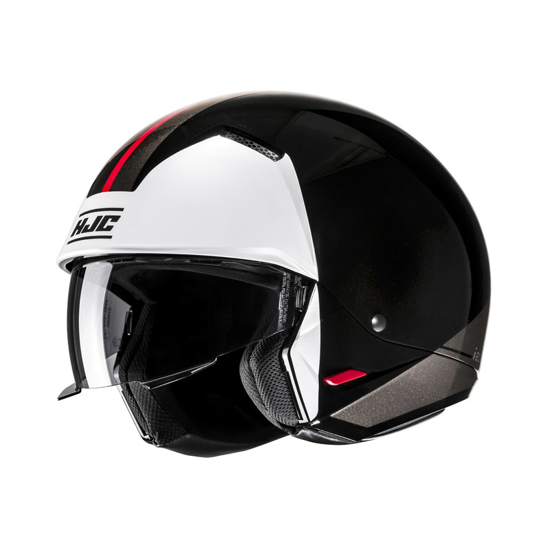 KASK MOTOCYKLOWY HJC I20N VENA WHITE BLACK S