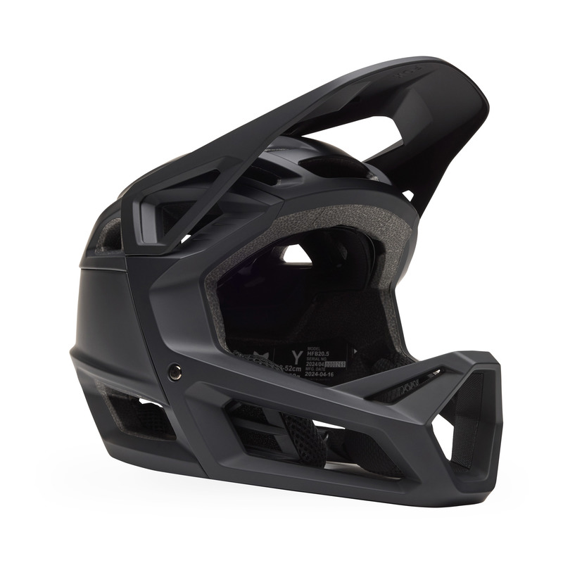 KASK ROWEROWY JUNIOR FOX PROFRAME MATTE BLACK YOS