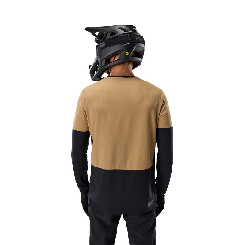 KOSZULKA ROWEROWA Z DŁUGIM RĘKAWEM FOX DEFEND THERMAL BROWN SUGAR XL