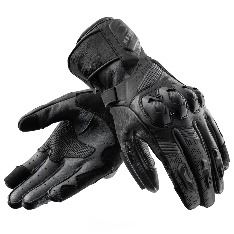 RĘKAWICE MOTOCYKLOWE REBELHORN VIPER BLACK