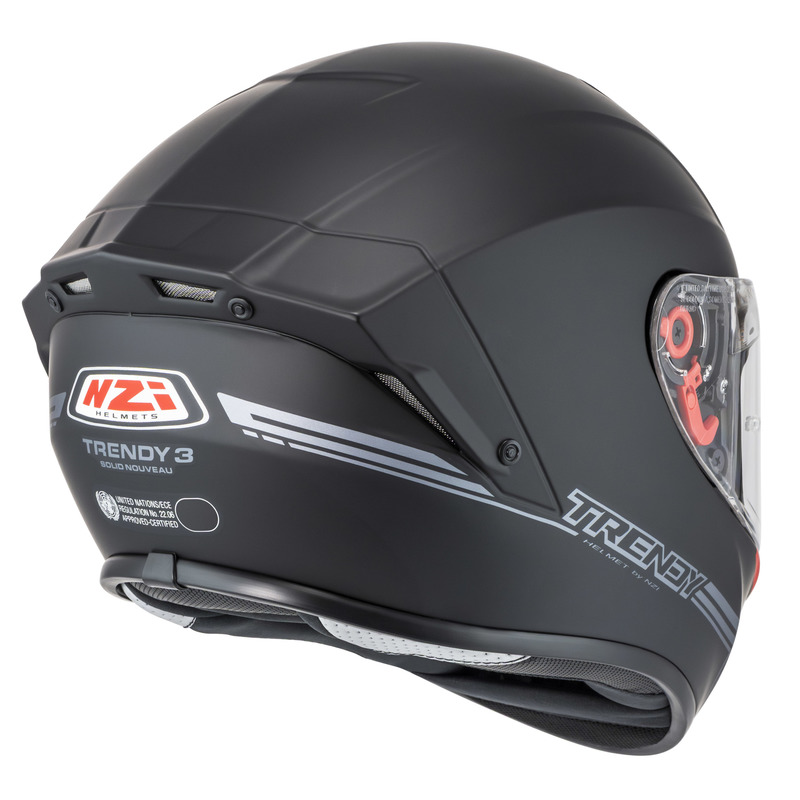 KASK MOTOCYKLOWY NZI TRENDY STREAM SOLID NOUVEAU MATT BLACK L