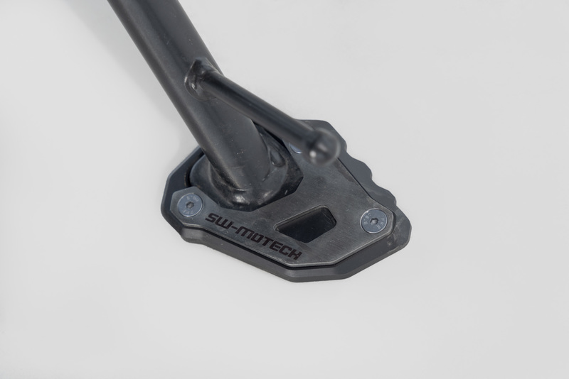 NAKŁADKA NÓŻKI BOCZNEJ SW-MOTECH MOTO MORINI X-CAPE 650 (21-) BLACK SILVER