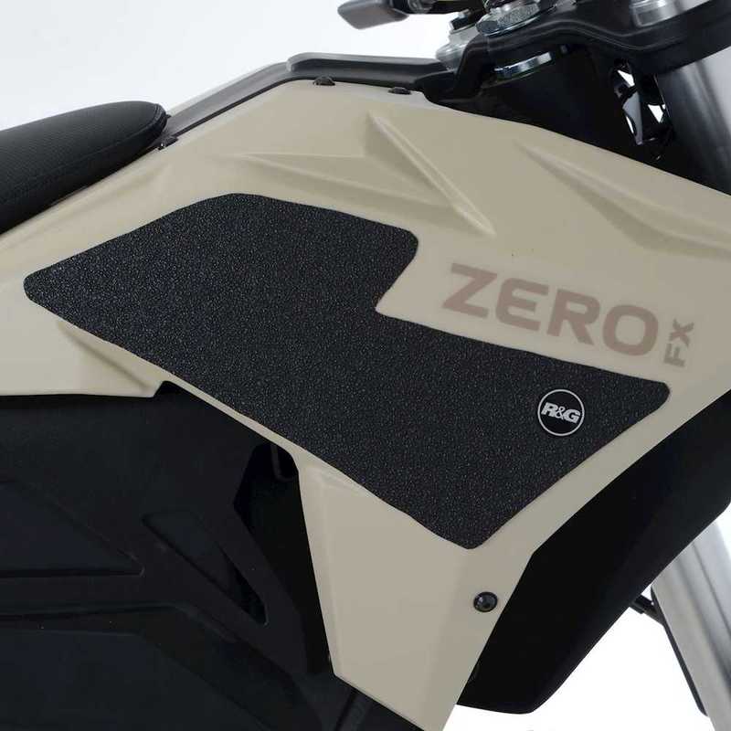 NAKLEJKA NA BAK TANKPAD ANTYPOŚLIZGOWY 2 CZĘŚCI RG RACING ZERO FX 19- BLACK