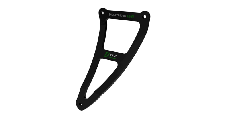 MOCOWANIE WYDECHU + ZAŚLEPKA PODNÓŻKA RG RACING KAWASAKI Z H2 20- GREEN
