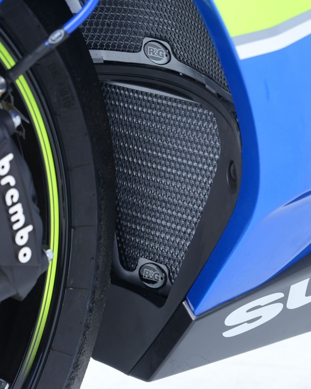 OSŁONA CHŁODNICY OLEJU RG RACING SUZUKI GSX-R1000/R (17-) BLACK