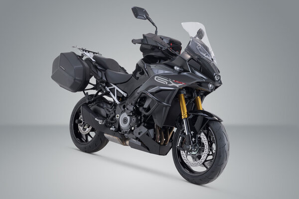 ZESTAW KUFRÓW BOCZNYCH AERO ABS I STELAŻY SW-MOTECH SUZUKI GSX-S1000GX (23-) 2×25L