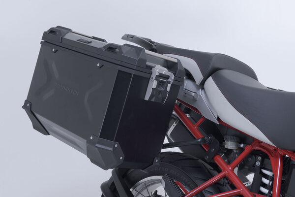 ZESTAW KUFRÓW TRAX ADV I STELAŻY SW-MOTECH BMW R 1200 GS (04-12) BLACK