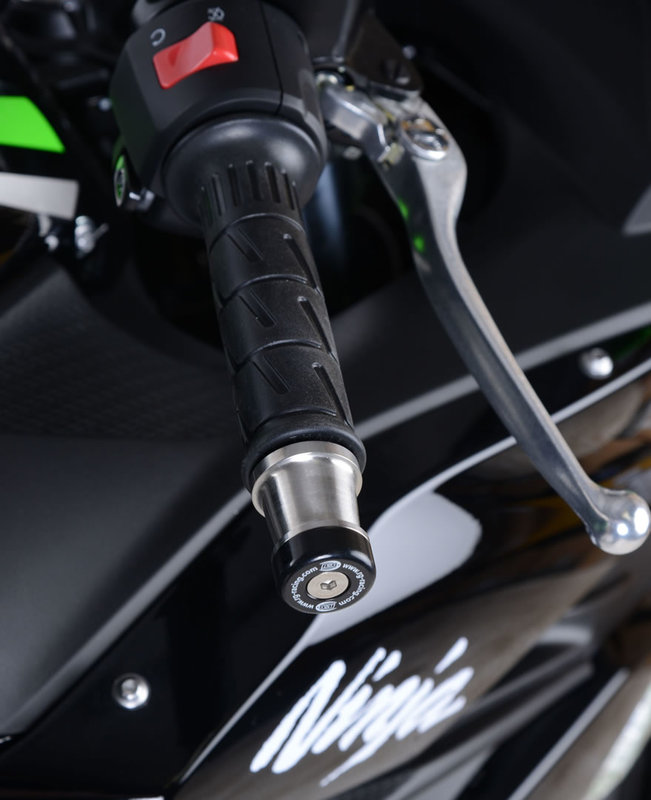 KOŃCÓWKI KIEROWNICY RG RACING KAWASAKI NINJA 250SL/Z250SL/Z650/NINJA 650 17-/VERSYS X-250/300 BLACK