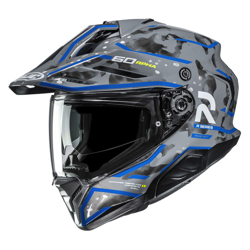 KASK MOTOCYKLOWY HJC RPHA60 KIVA GREY BLUE S
