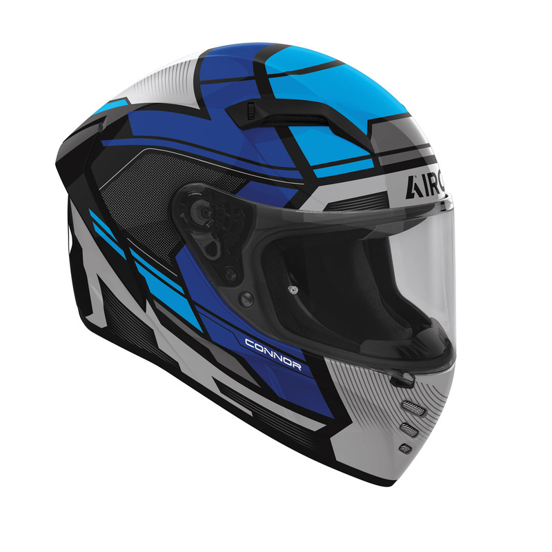 KASK MOTOCYKLOWY AIROH CONNOR EGO BLUE GLOSS M