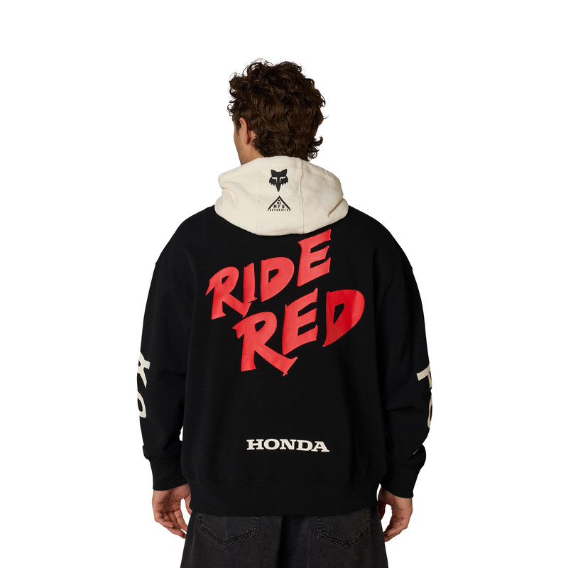 BLUZA Z KAPTUREM FOX HONDA HEAVYWEIGHT BLACK