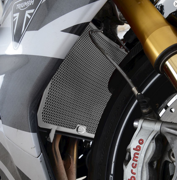 OSŁONA CHŁODNICY RG RACING TRIUMPH DAYTONA MOTO2 765 TITANIUM