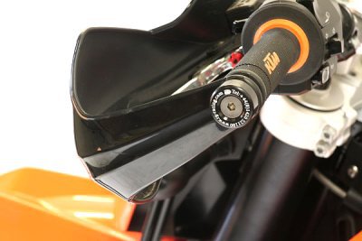KOŃCÓWKI KIEROWNICY RG RACING KTM 690 ENDURO/1290 SUPER DUKE GT 19- (WITH BRUSH GUARDS) BLACK