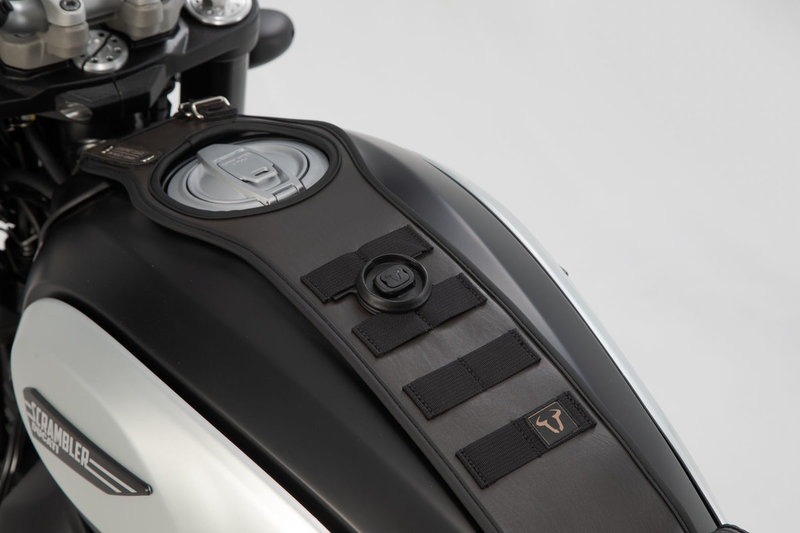 ZESTAW TORBA AKCESORYJNA LA2 I PAS NA ZBIORNIK SLA SW-MOTECH BMW R NINET MODELS (14-) BROWN