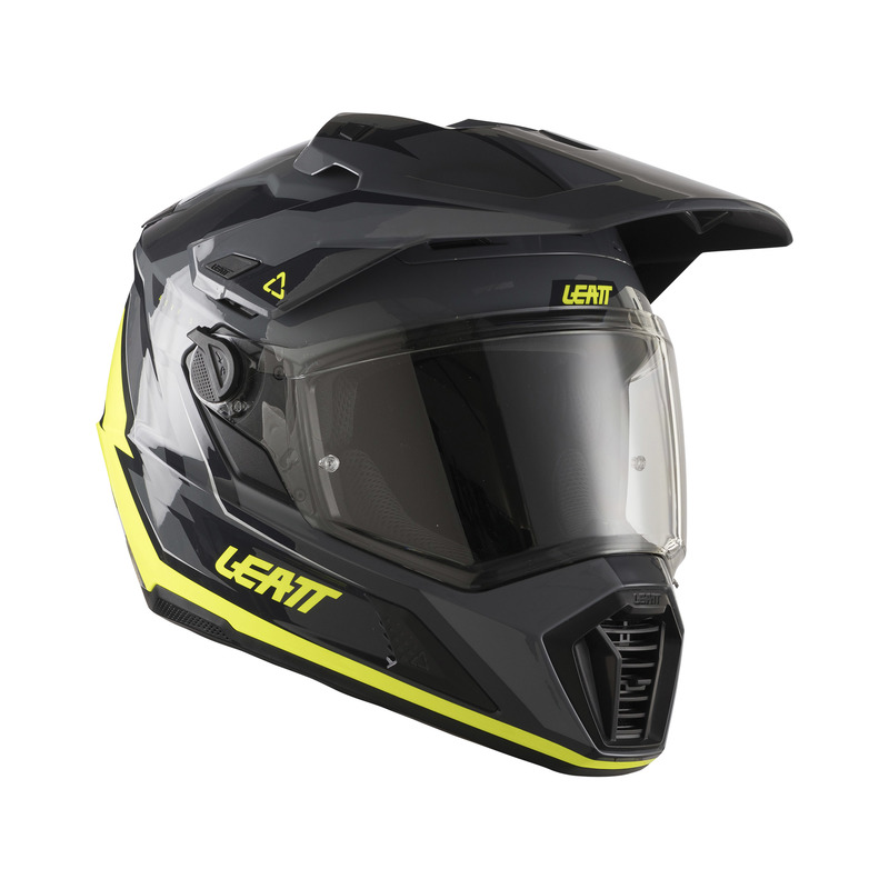 KASK MOTOCYKLOWY Z GOGLAMI LEATT ADV 7.5 HI-VIZ YELLOW
