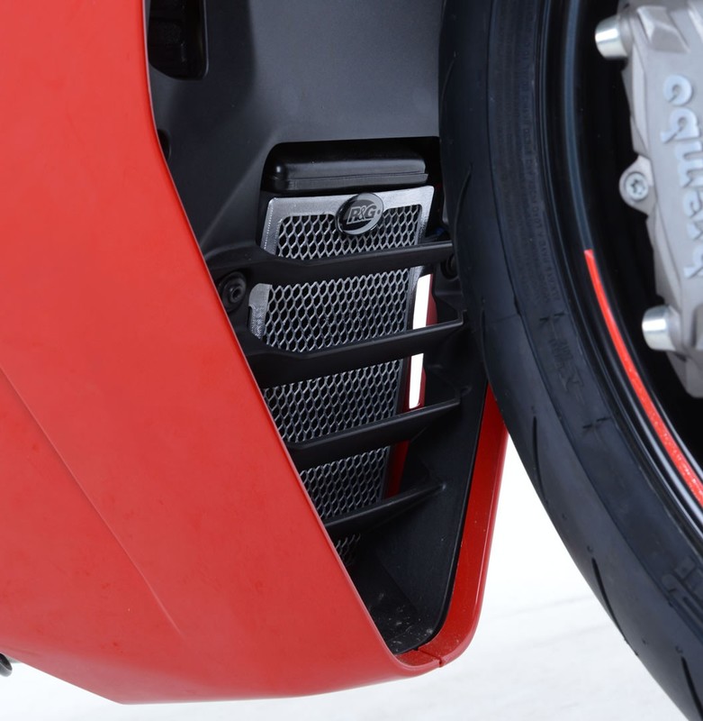 OSŁONA CHŁODNICY OLEJU RG RACING DUCATI SUPERSPORT (S) (17-) BLACK