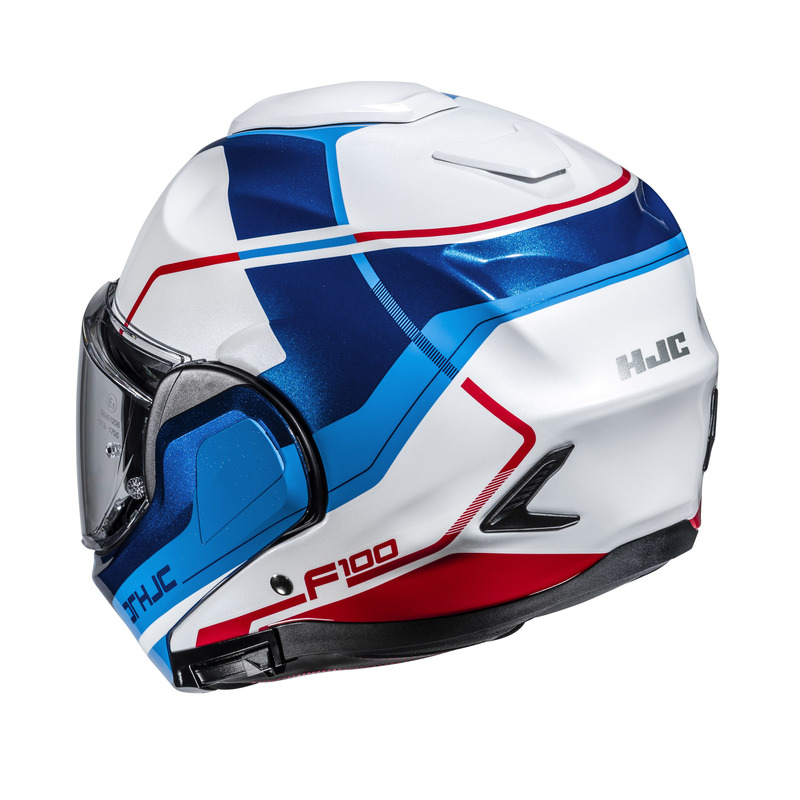 KASK MOTOCYKLOWY HJC F100 ASTRA BLUE WHITE XS