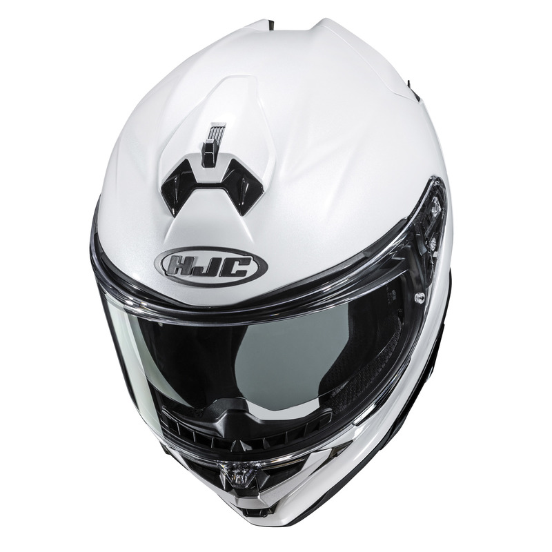 KASK MOTOCYKLOWY HJC F72 SOLID PEARL WHITE M