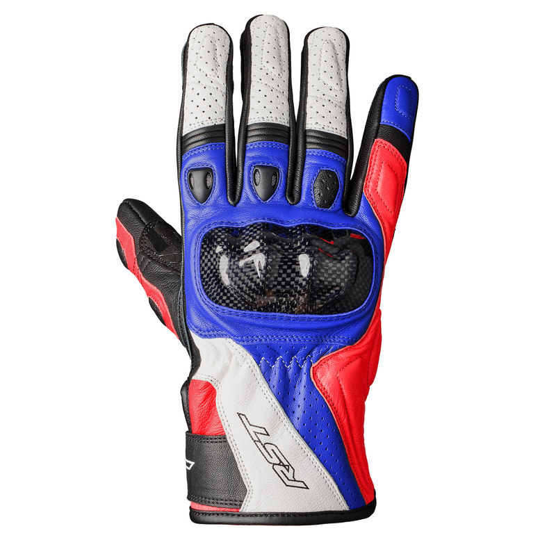RĘKAWICE MOTOCYKLOWE RST STUNT 3 RED BLUE WHITE S