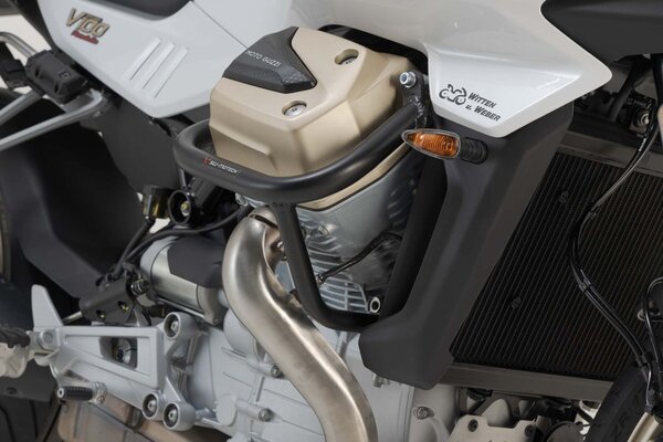 CRASHBAR/GMOL SW-MOTECH MOTO GUZZI V100 MANDELLO/S, STELVIO BLACK