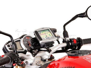 MOCOWANIE GPS NA KIEROWNICĘ SW-MOTECH TRIUMPH SPEED TRIPLE 1050 (10-) BLACK