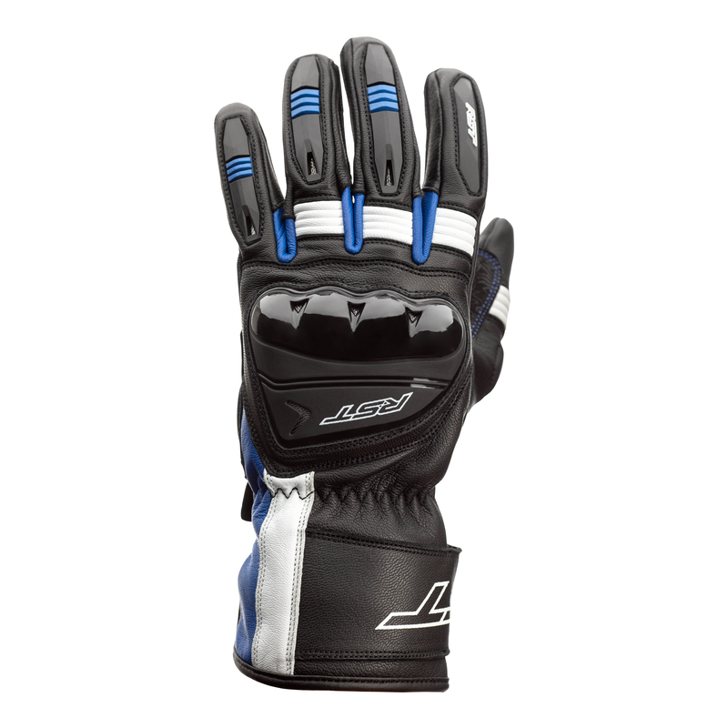 RĘKAWICE MOTOCYKLOWE RST PILOT BLACK BLUE WHITE XXL