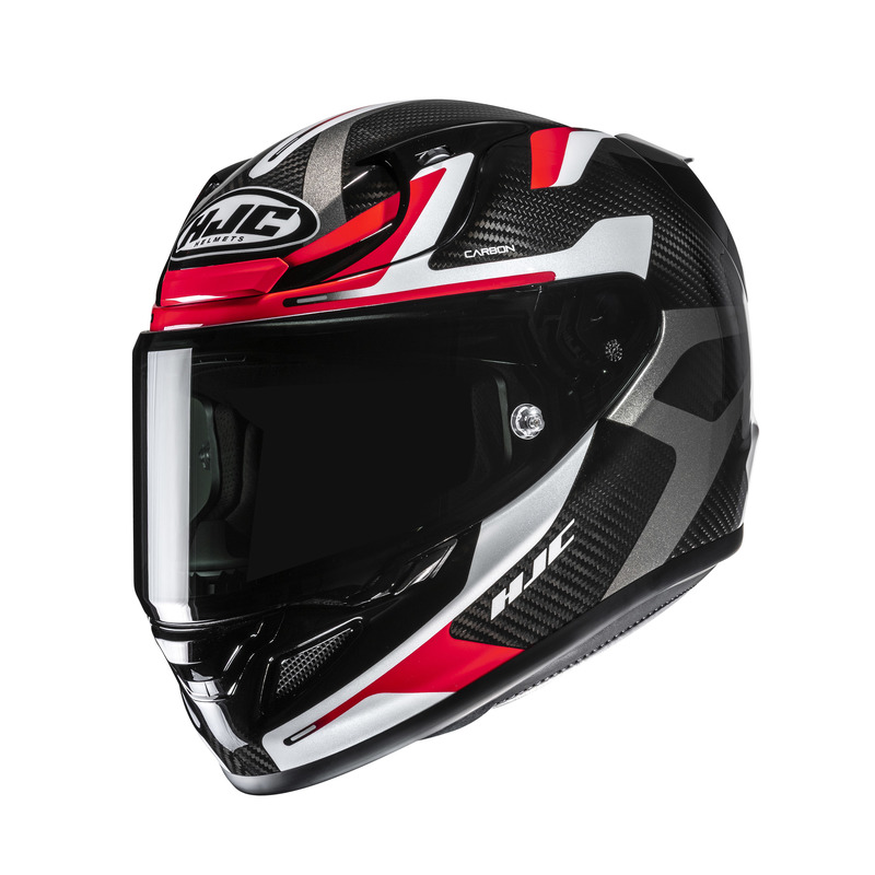 KASK MOTOCYKLOWY HJC RPHA12 CARBON XENTRA BLACK RED