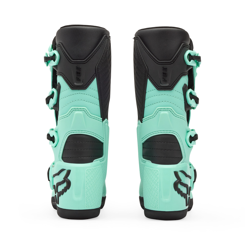 BUTY MOTOCYKLOWE JUNIOR FOX COMP TEAL