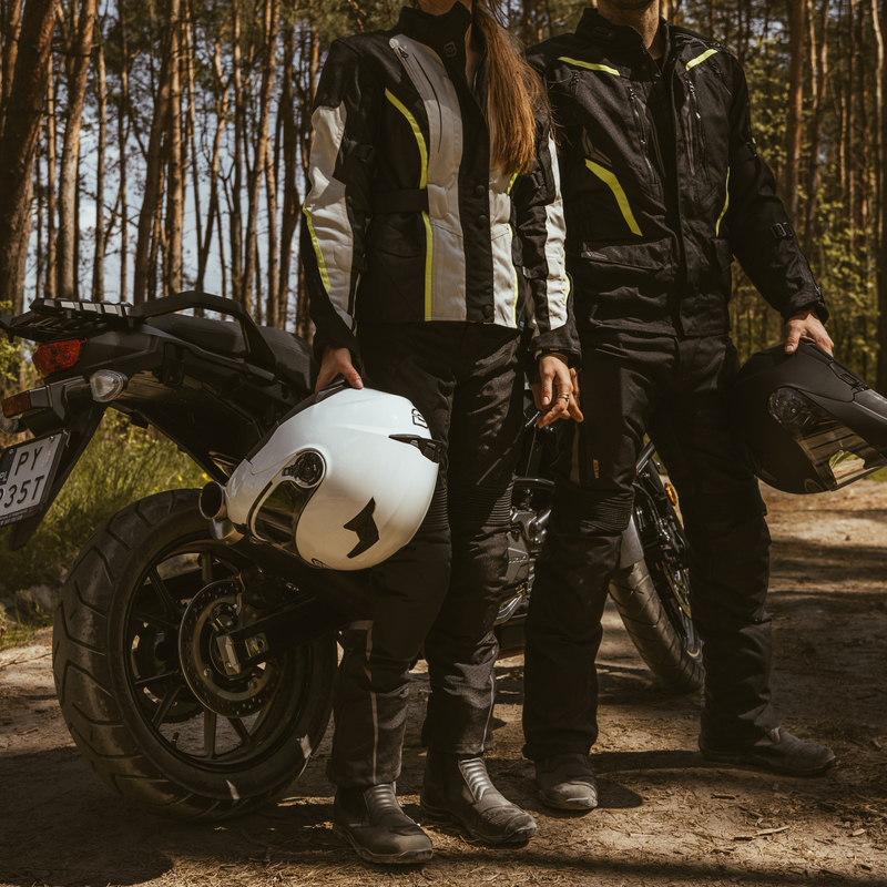 KURTKA MOTOCYKLOWA TEKSTYLNA DAMSKA OZONE SAHARA BLACK WXS