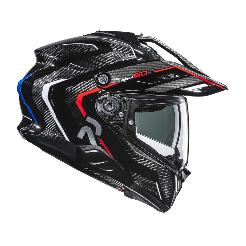 KASK MOTOCYKLOWY HJC RPHA60 CARBON OURE BLACK WHITE XL