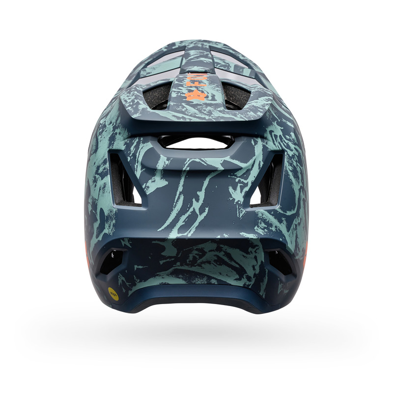 KASK ROWEROWY FOX RAMPAGE IMG PRINT ARCTIC BLUE XL
